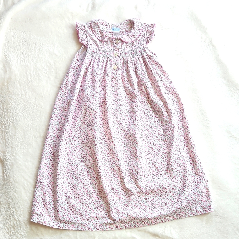 Vive La Fete Floral Smocked Floral Dress, Kids 6T